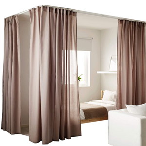 Amazon Best Seller Bed Curtains With FLEXIBLE CURTAIN TRACK SYSTEM