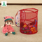 Cute plush toys storage laundry hamper for children
