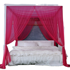 Mosquito NET for Bed Canopy, Four Corner Post Curtains Bed Canopy Premium Bed Canopy Mosquito Net