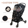 bear pattern baby protect cover waterproof prevent wind Uv protection pram stroller cover