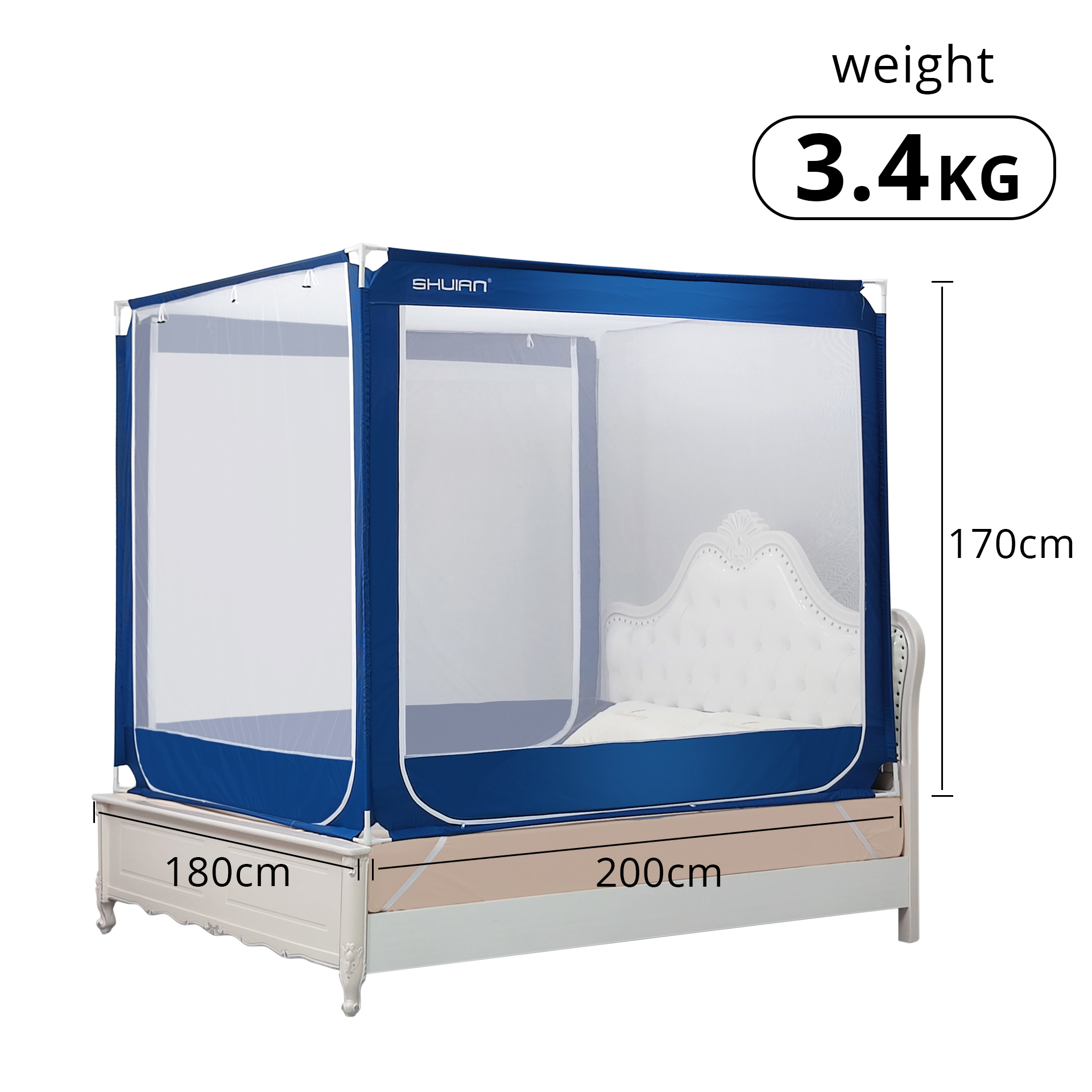 Bed Support Square Mosquito Net
