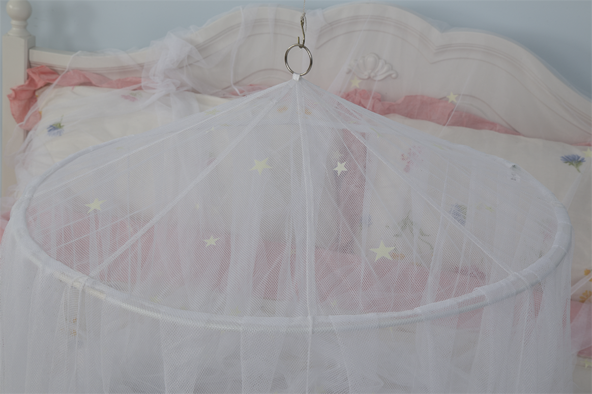 Chinese Factory Directly Hanging Growing in The Dark Stars Canopy Romantic Decorative Bed Mosquito Net