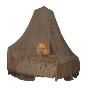 Portable Dome Dreamy Mosquito Nets Bed Hanging Luminous Star Canopy