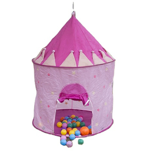 Kids Circular Teepee Polyester Play Tent Castle Portable for Outdoor Indoor