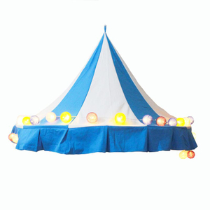 Pure Cotton Canvas Wall Hanging Gauze Half Moon Tent Children's Bed Tent Reading Corner Baby Game House