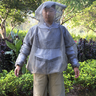 Outdoor Camping Anti- Bug Mosquito Full Cover Suit With Head Net