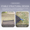Outdoor trapezoidal mosquito net for double windproof and insect proof camping and hiking picnic
