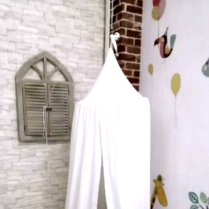 Pompom Baby Crib Nook Castle Game Tent Nursery Play Room Hanging Bed Canopy Mosquito Net