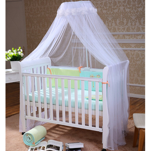 Foldable Standing Baby Mosquito Nets Umbrella Round Top Bed Canopy