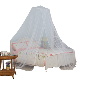 Conical Beads Bed Canopy Foldable Mosquito Net For Easy Setup Use For Decoration Or Anti-insects