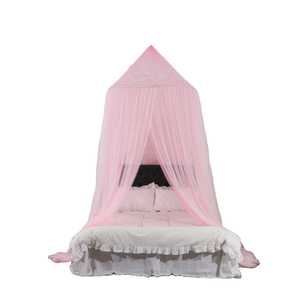 Hanging Princess Bed Canopy Beautiful Children Baby Mosquito Net in Pink