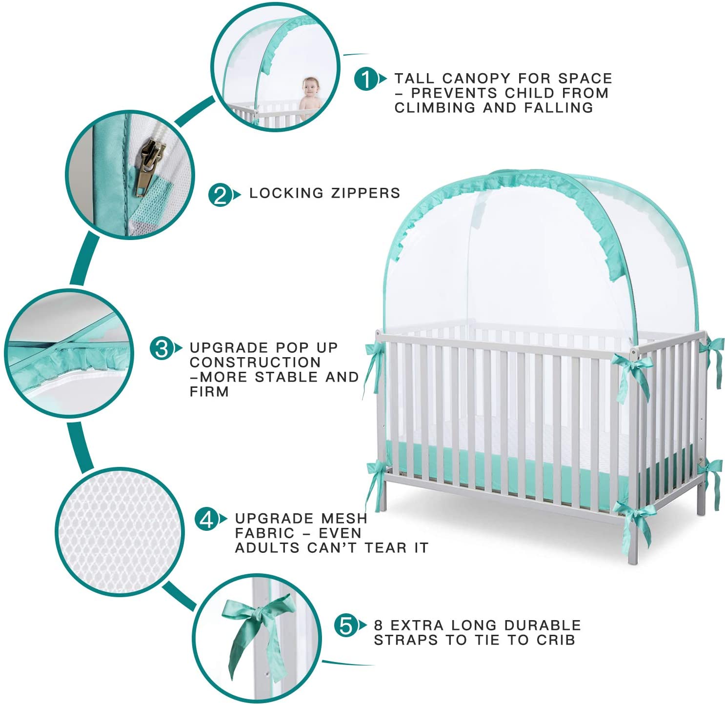 baby crib net tent