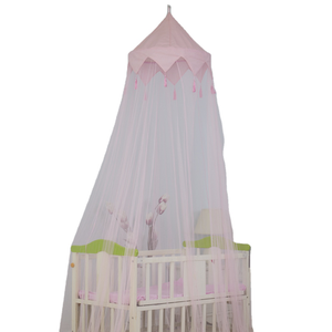 Latest Style Design Summer Pink Hanging Baby Mosquito Net For Crib