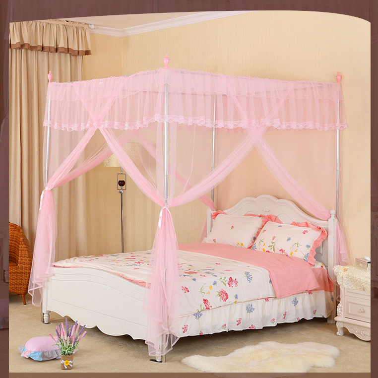 New Product Court Rectangular Polyester Treated Mosquito Nets Bed Canopy